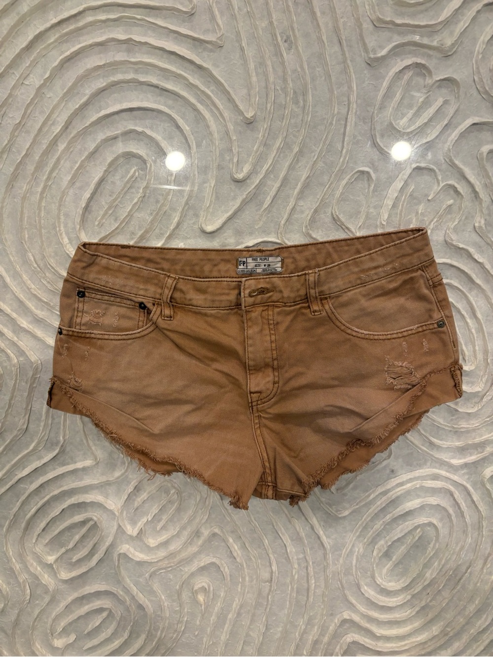 We the free Women’s Cutoff Denim Shorts in Brown
